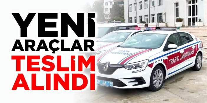 Yeni araçlar teslim alındı
