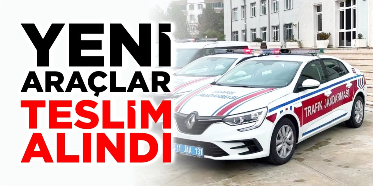 Yeni araçlar teslim alındı