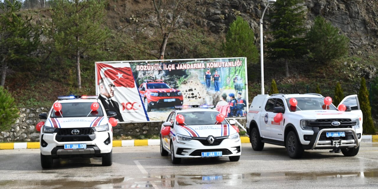 Bozüyük'te Yeni Araçlar Teslim Alındı