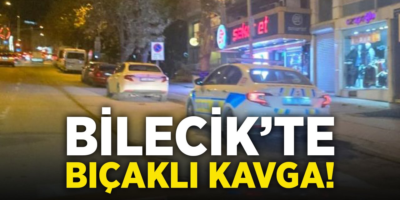 Bilecik'te Bıçaklı Kavga!