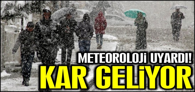 KAR GELİYOR