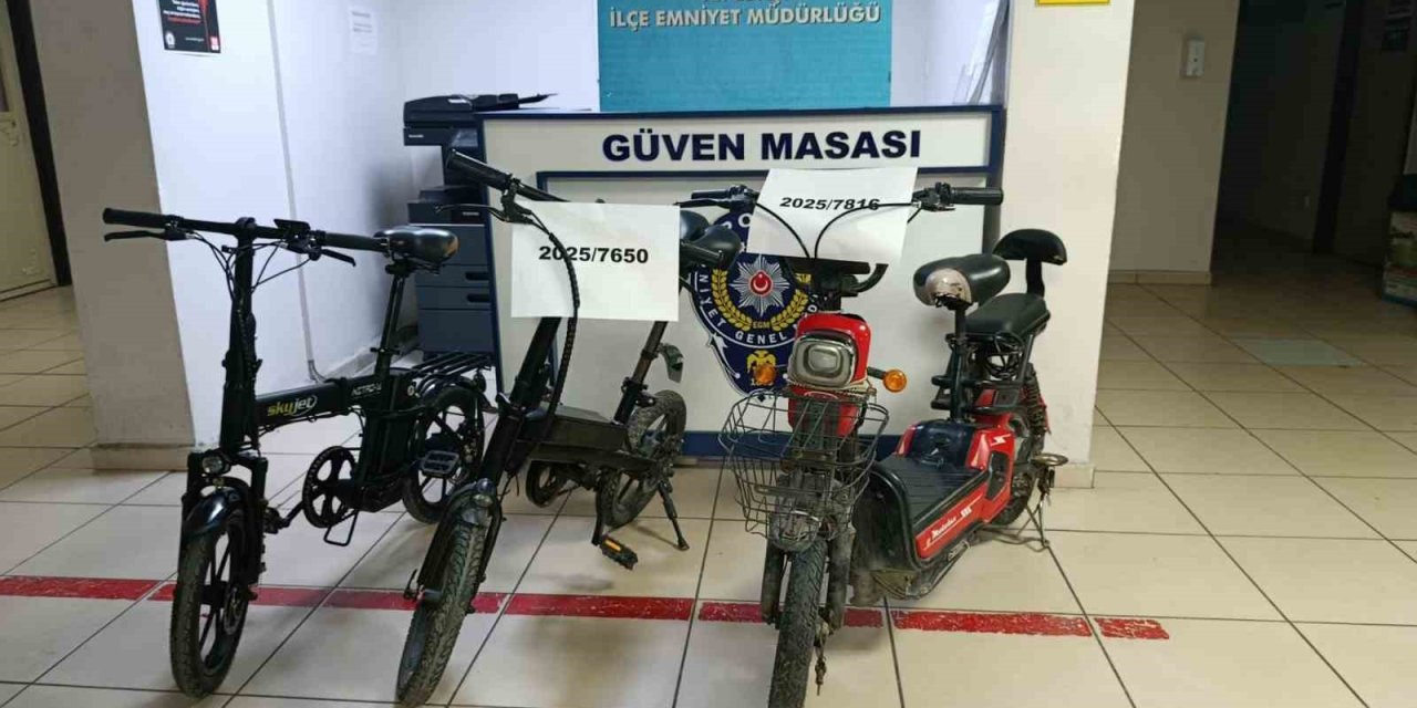 Çalınan Bisikletler Polis Tarafından Bulundu