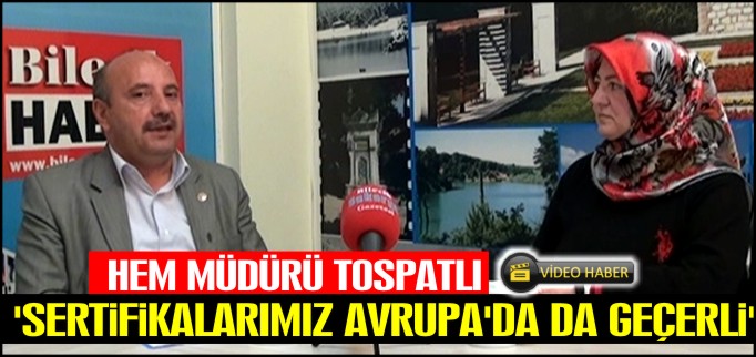 SERTİFİKALARIMIZ AVRUPA’DA DA GEÇERLİ