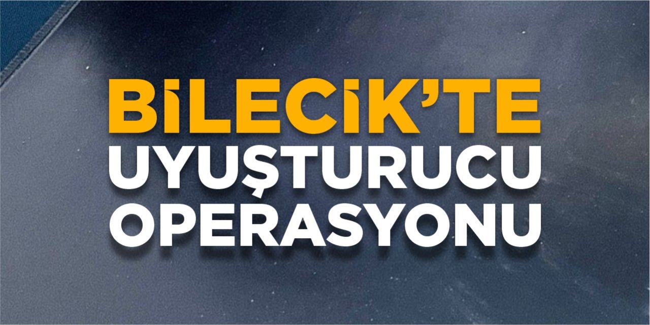 Bilecik’te uyuşturucu operasyonu: 2 şahıs yakalandı