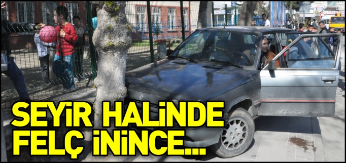 BOZÜYÜK’TE ARACI İLE SEYİR HALİNDE Kİ SÜRÜCÜYE FELÇ İNDİ