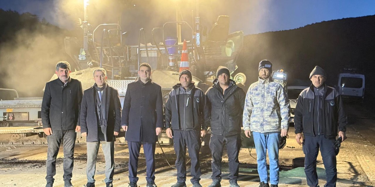 Osmaneli'nde Asfaltlama Çalışmaları Devam Ediyor