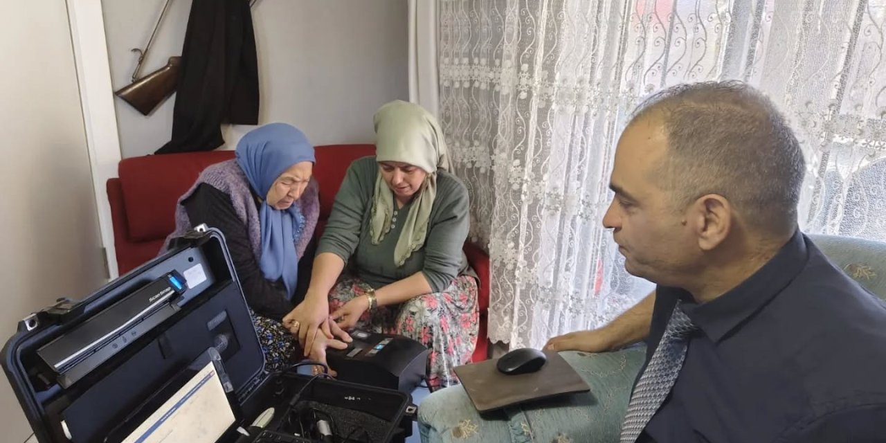 Yenipazar'da Evde Nüfus Hizmeti