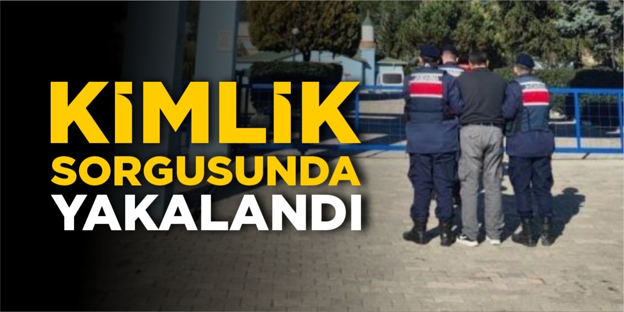 Kimlik sorgusunda yakalandı
