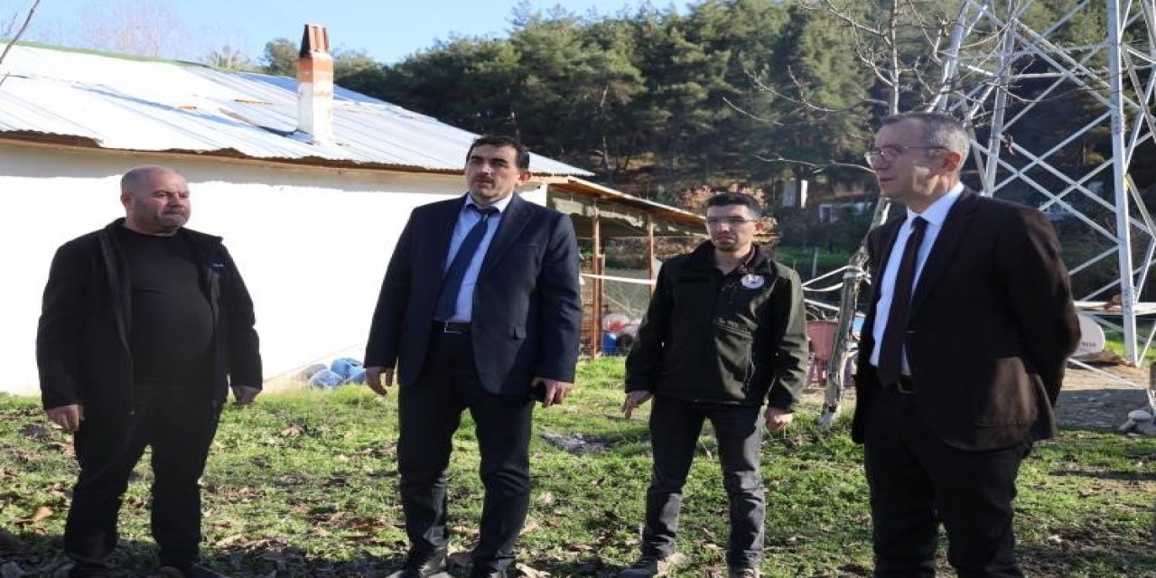 "Kırsalda Bereket Var" Projesiyle Üreticiye Büyükbaş Desteği