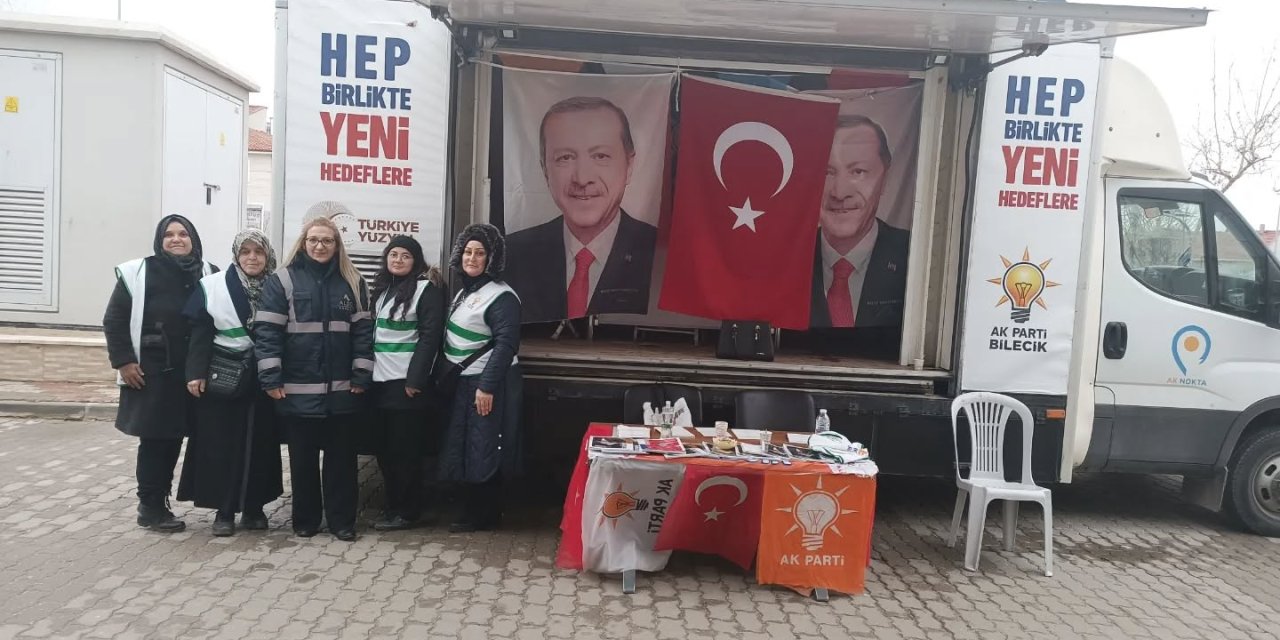 AK Parti Bozüyük'te Üye Çalışmaları