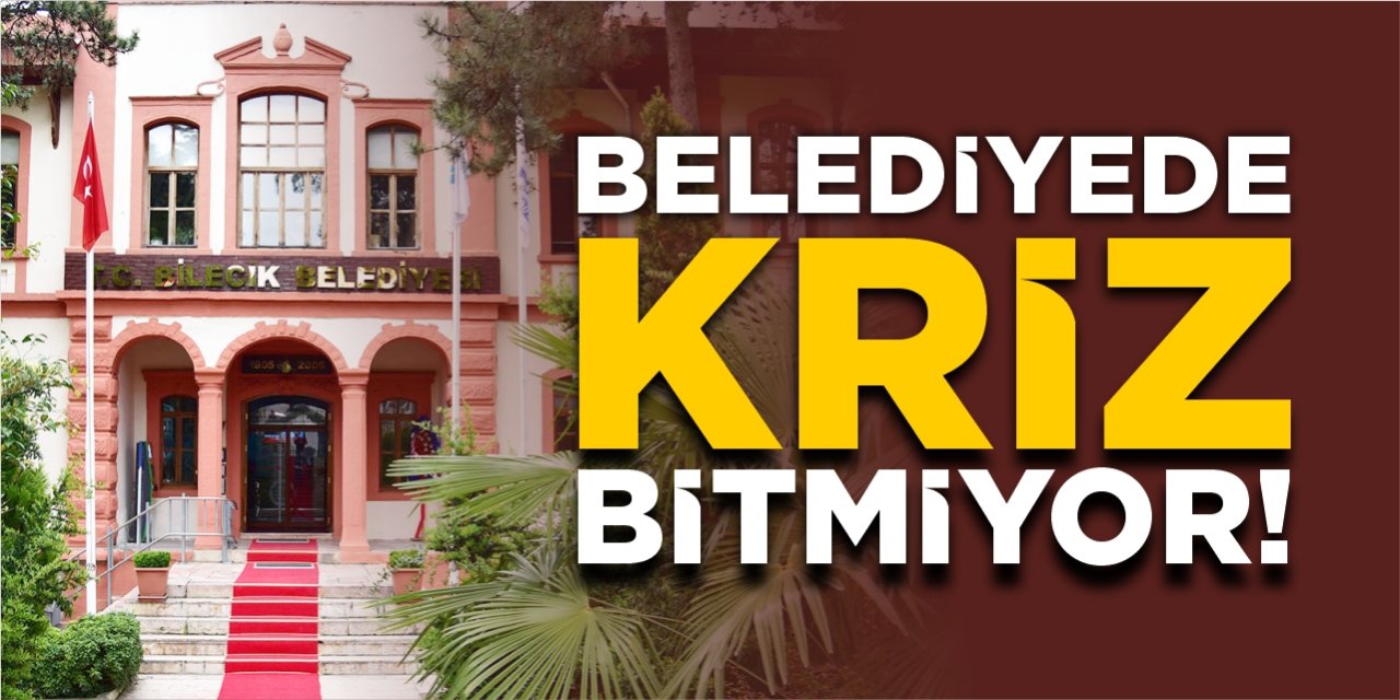 Belediyede kriz bitmiyor!