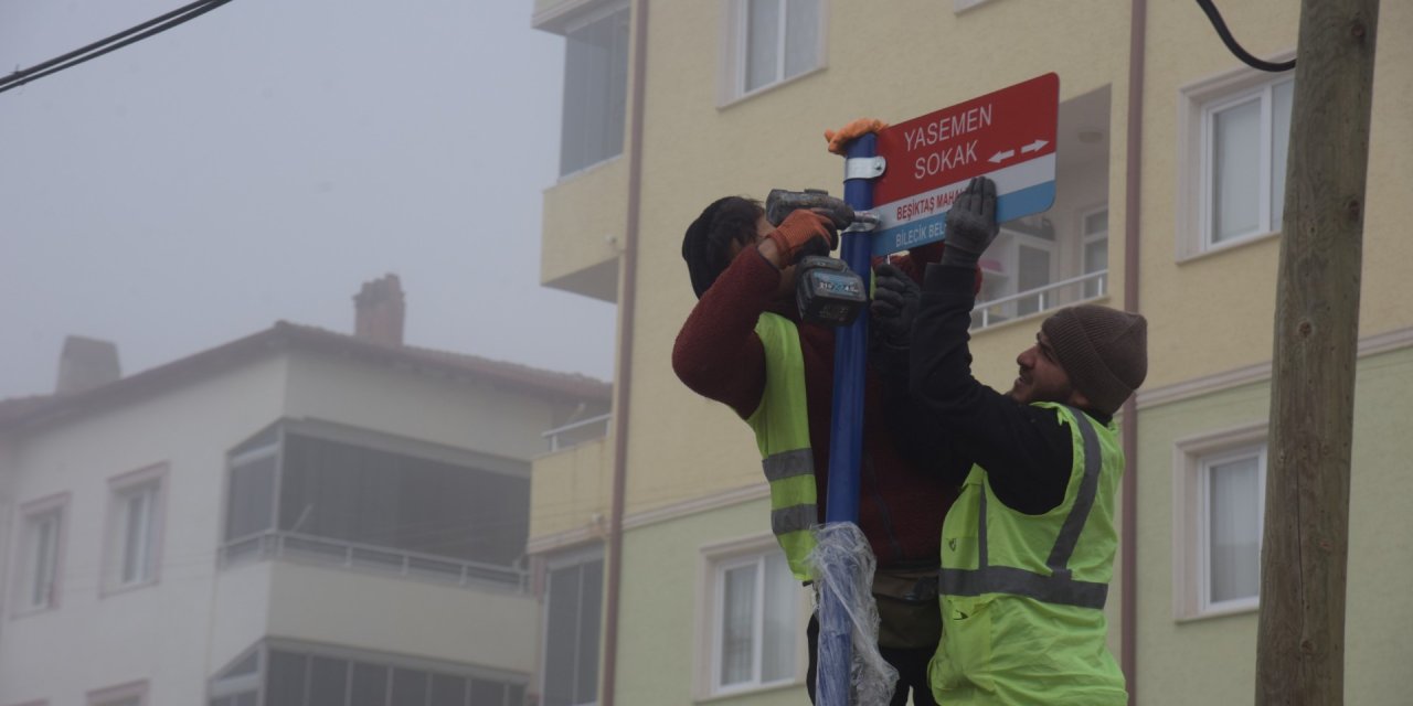 Sokak İsimlerinin Olduğu Tabelalar Yenileniyor
