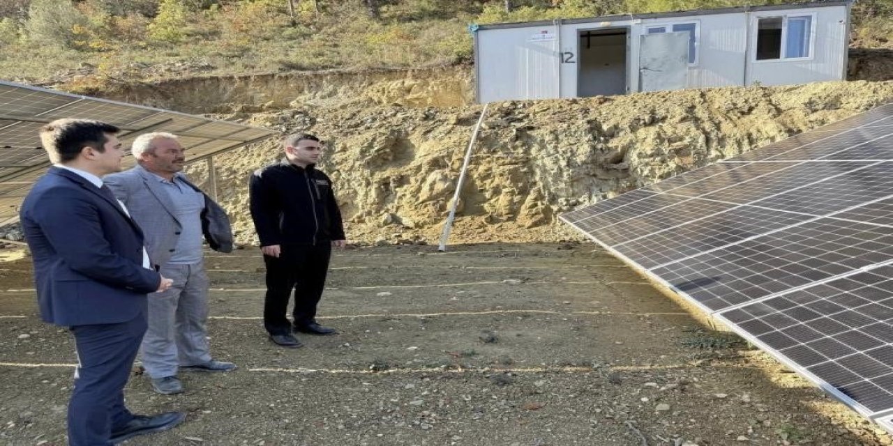 Güneş Enerjisiyle Sulama Sistemi Kuruldu