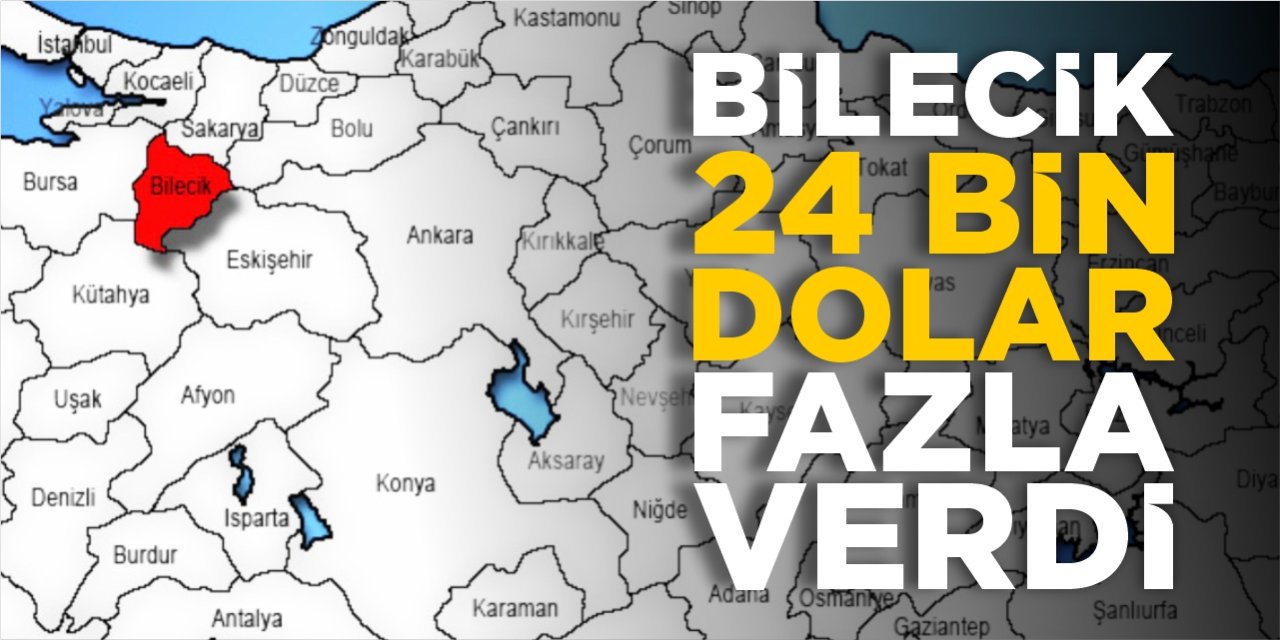 Bilecik ihracat fazlası verdi