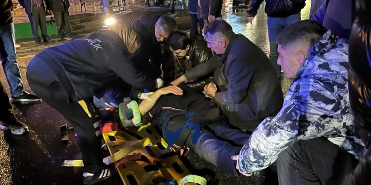 Otomobilin Çarptığı Yaya Yaralandı, Sürücü Aranıyor