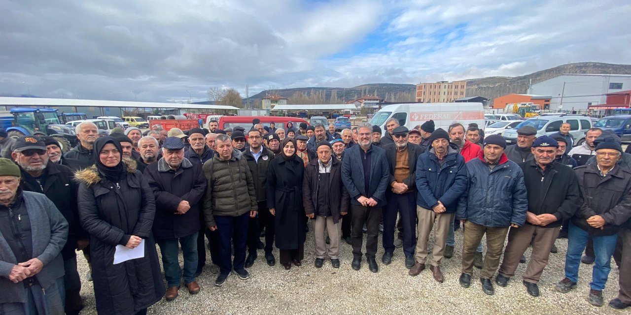 Gölpazarı'nda Üreticilere Fidan Dağıtıldı