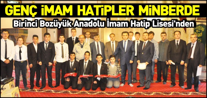 GENÇ İMAM HATİPLER MİNBERDE
