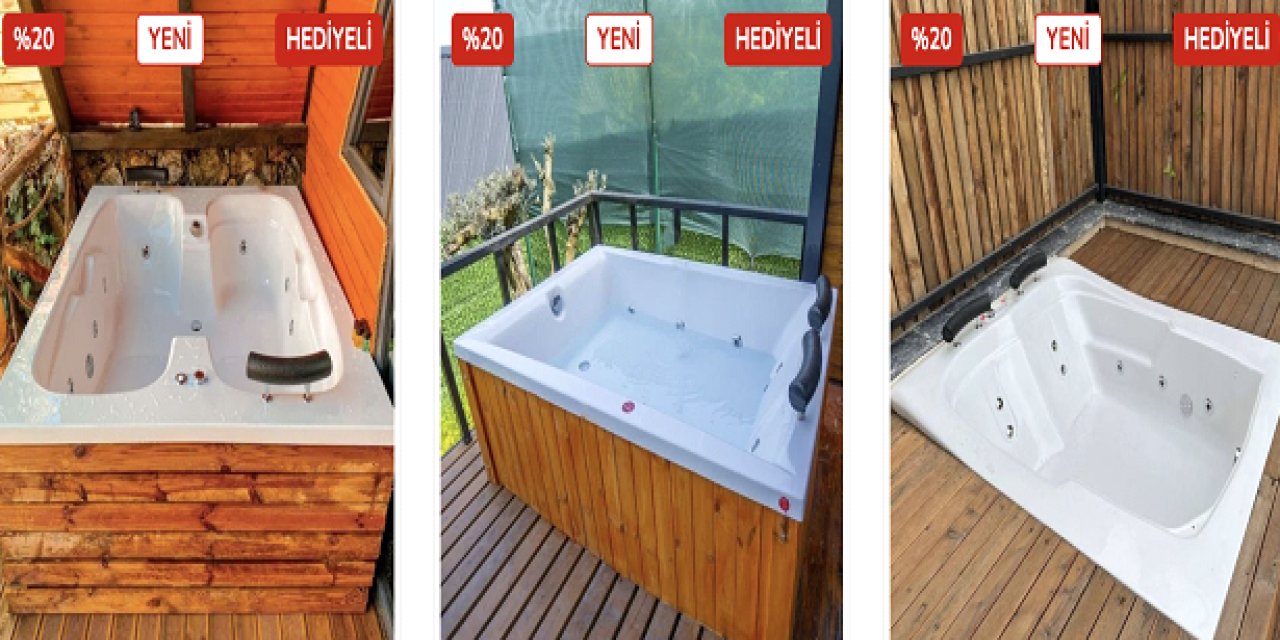 Jakuzi Seçeneklerinde Geniş Ürün Yelpazesi Tüketicilerle Buluştu