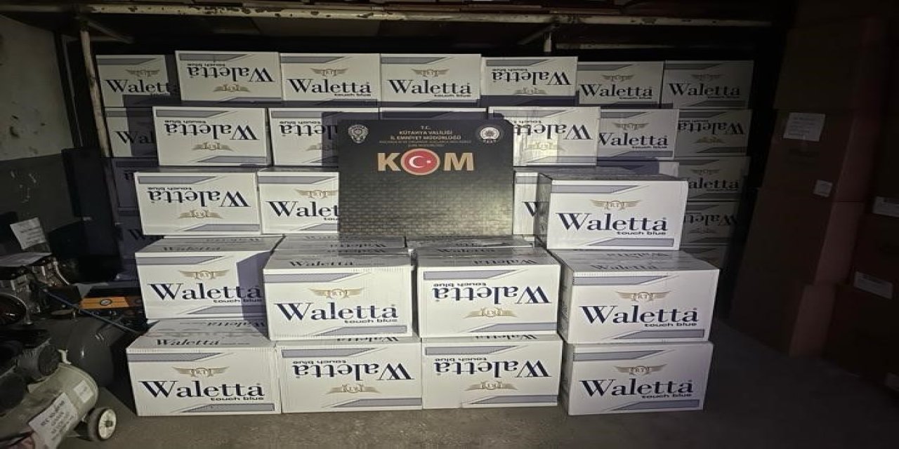 Bir Araçta 5 Milyon 190 Bin Boş Makaron Ele Geçirildi