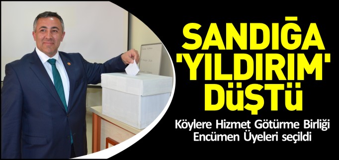 SANDIĞA YILDIRIM DÜŞTÜ