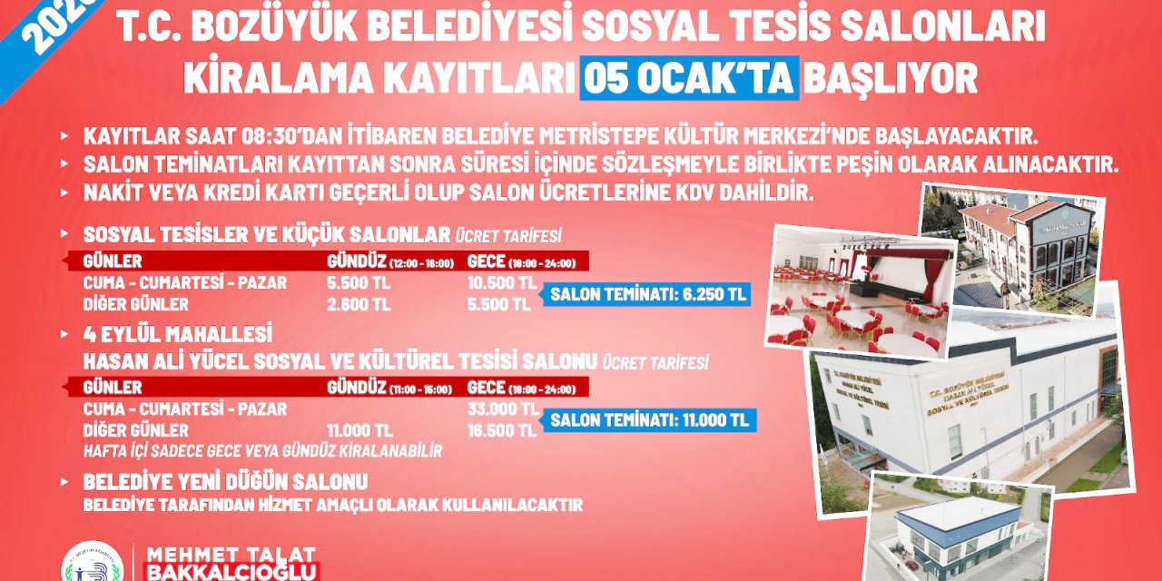 Belediye duyurdu! 5 Ocak'ta başlıyor