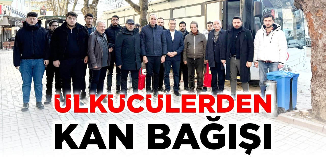 Ülkücülerden kan bağışı