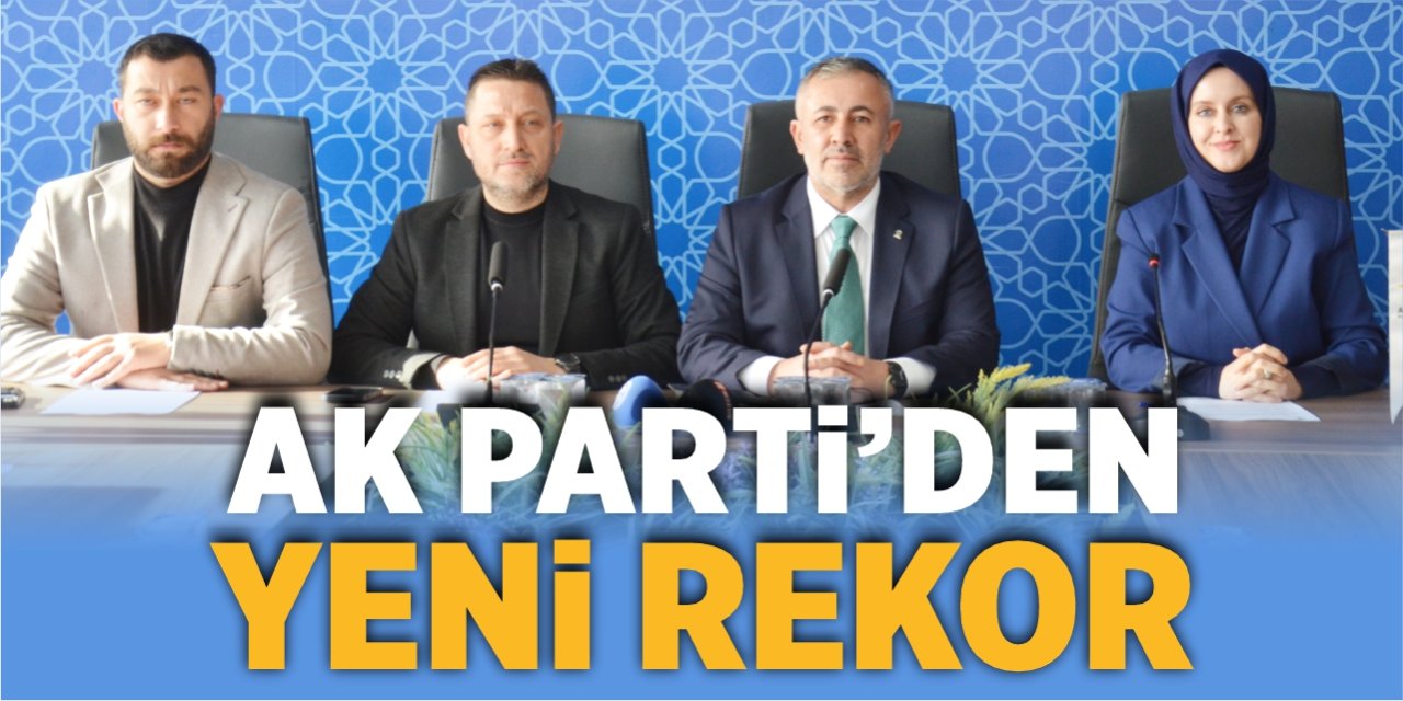 AK Parti’den yeni rekor