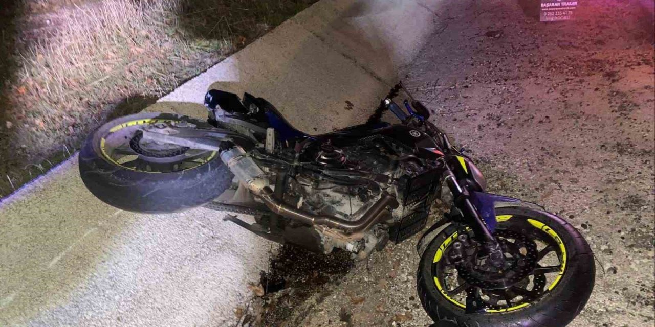 Motosiklet Kazasında 1 Kişi Yaralandı