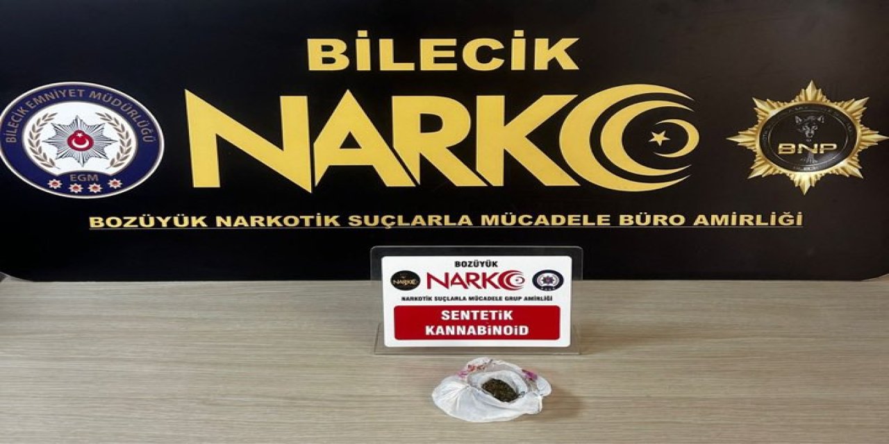 Bilecik’te uyuşturucu operasyonu