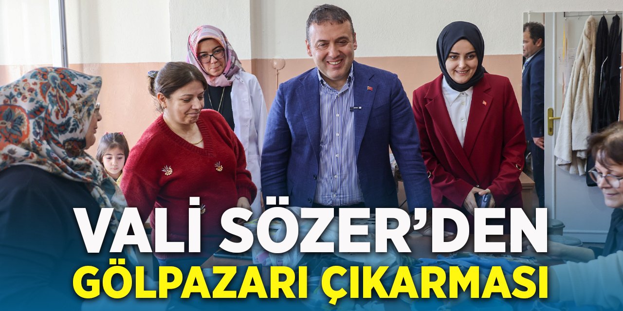 Vali Sözer'den Gölpazarı Çıkarması
