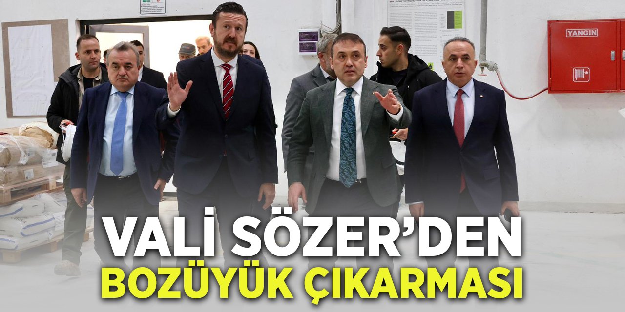 Vali Sözer'den Bozüyük Çıkarması