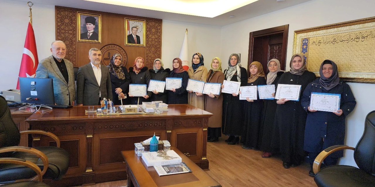 Talim Ve Tashih-i Huruf Kursu Tamamlandı