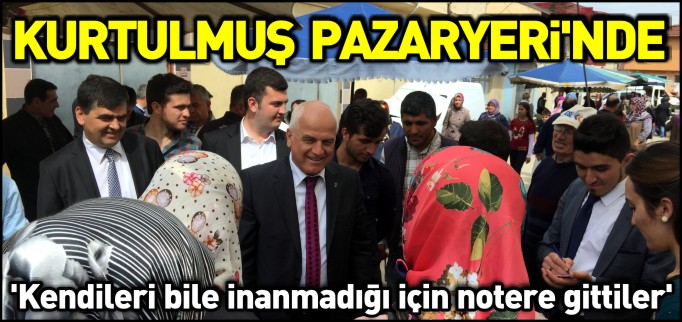 ’KENDİLERİ BİLE İNANMADIĞI İÇİN NOTERE GİTTİLER’
