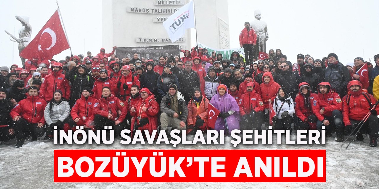 İnönü Savaşları Şehitleri Bozüyük'te Anıldı