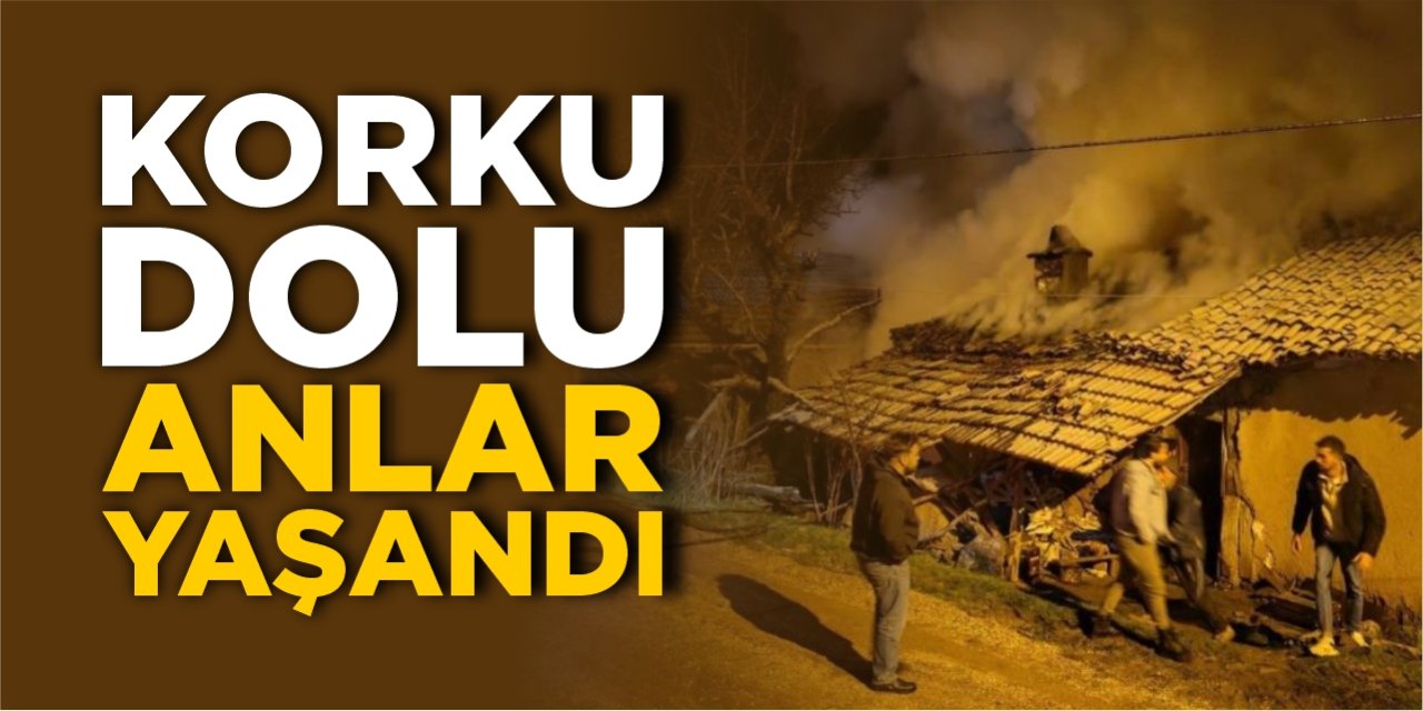 Korku dolu anlar yaşandı