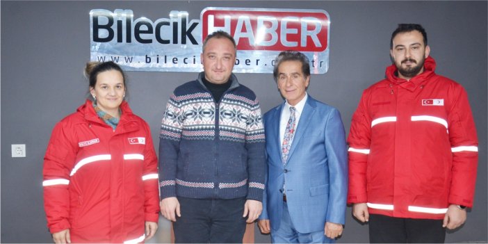 Kızılay'dan Bilecik Haber'e ziyaret