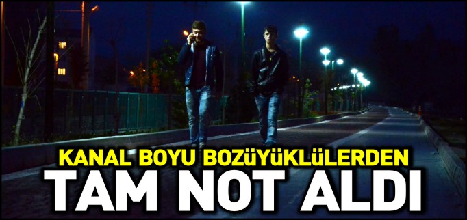 KANAL BOYU BOZÜYÜKLÜLERDEN TAM NOT ALDI