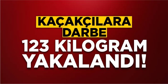 Bilecik'te 123 kilogram kaçak tütün ele geçirildi