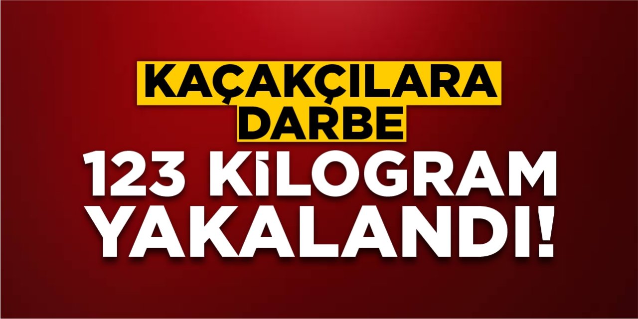 Bilecik'te 123 kilogram kaçak tütün ele geçirildi
