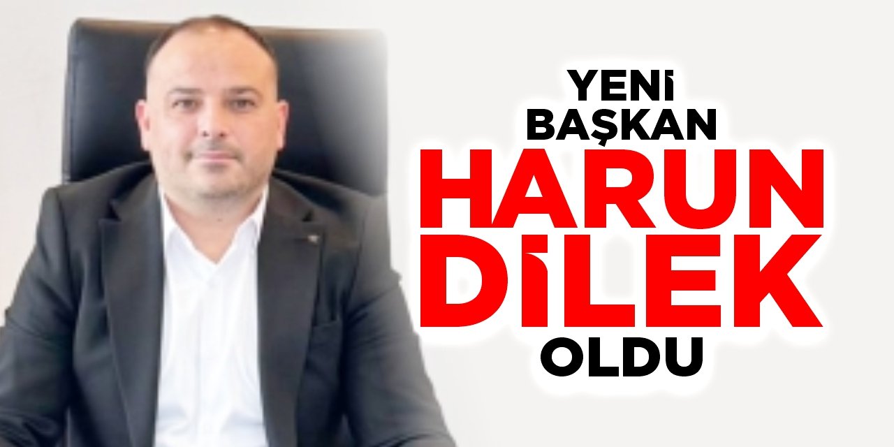 Yeni başkan Harun Dilek oldu