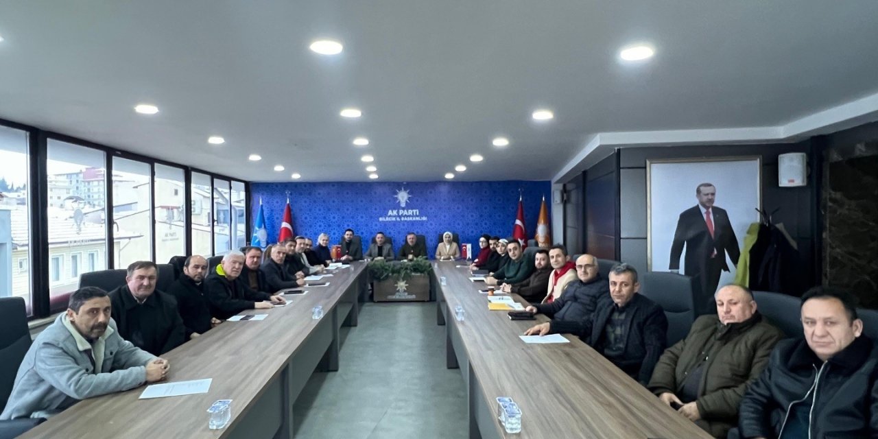 Ak Parti Bilecik’te Kış Dönemi Çalışmaları Değerlendirildi