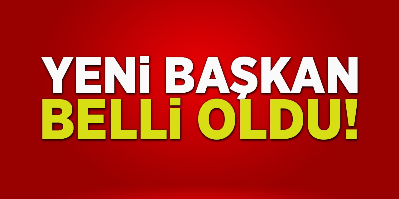Yeni Başkan Belli Oldu!