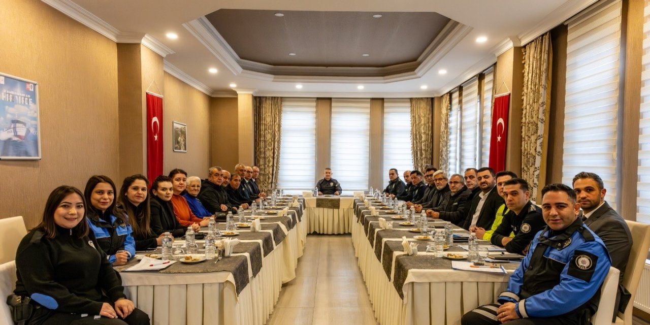 Emniyet Ve Muhtarlar Asayiş Toplantısında Buluştu