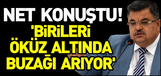 ’BİRİLERİ ÖKÜZ ALTINDA BUZAĞI ARIYOR’