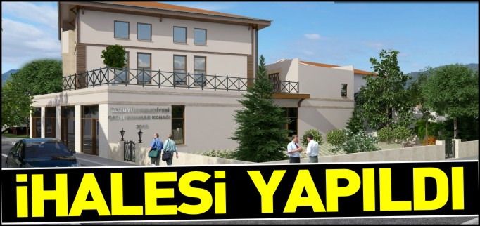 ÇARŞI MAHALLE KONAĞI YAPIM İHALESİ YAPILDI