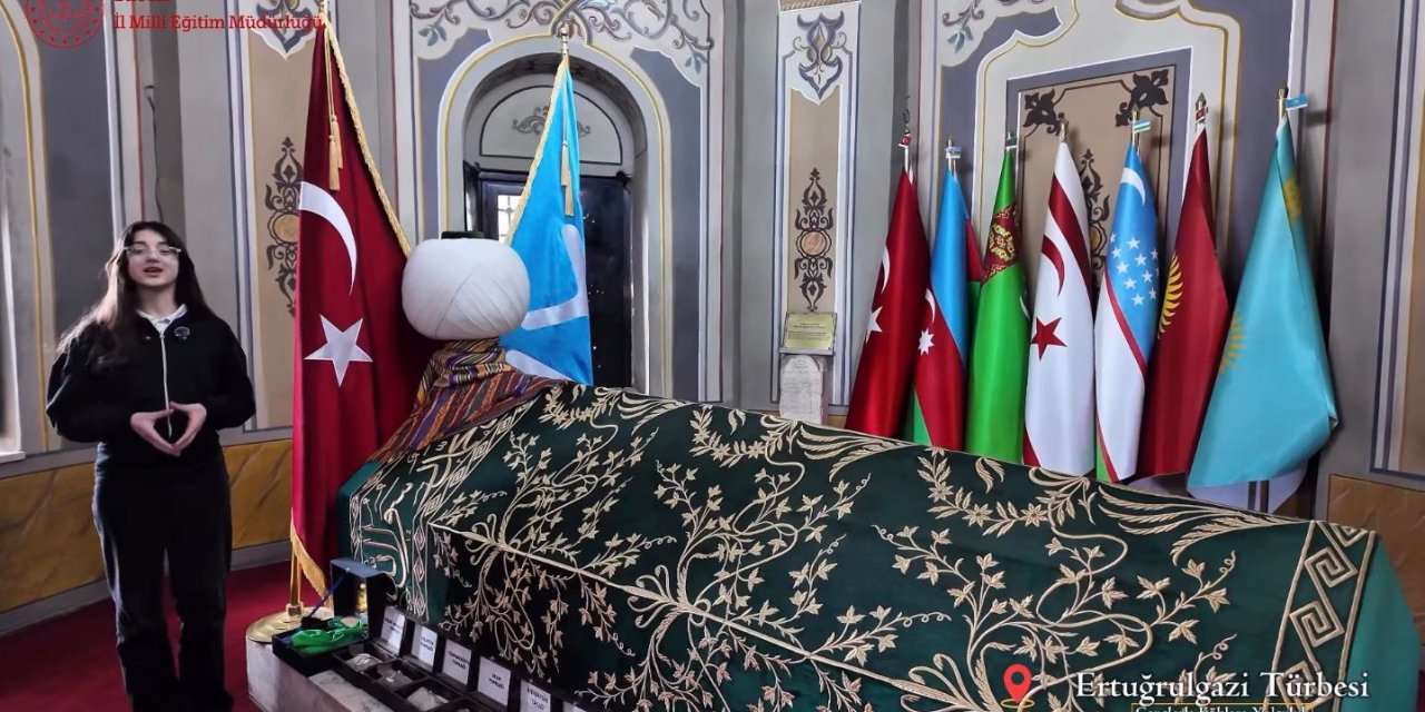 Bilecikli Öğrenciler Ertuğrul Gazi Türbesini Tanıttı