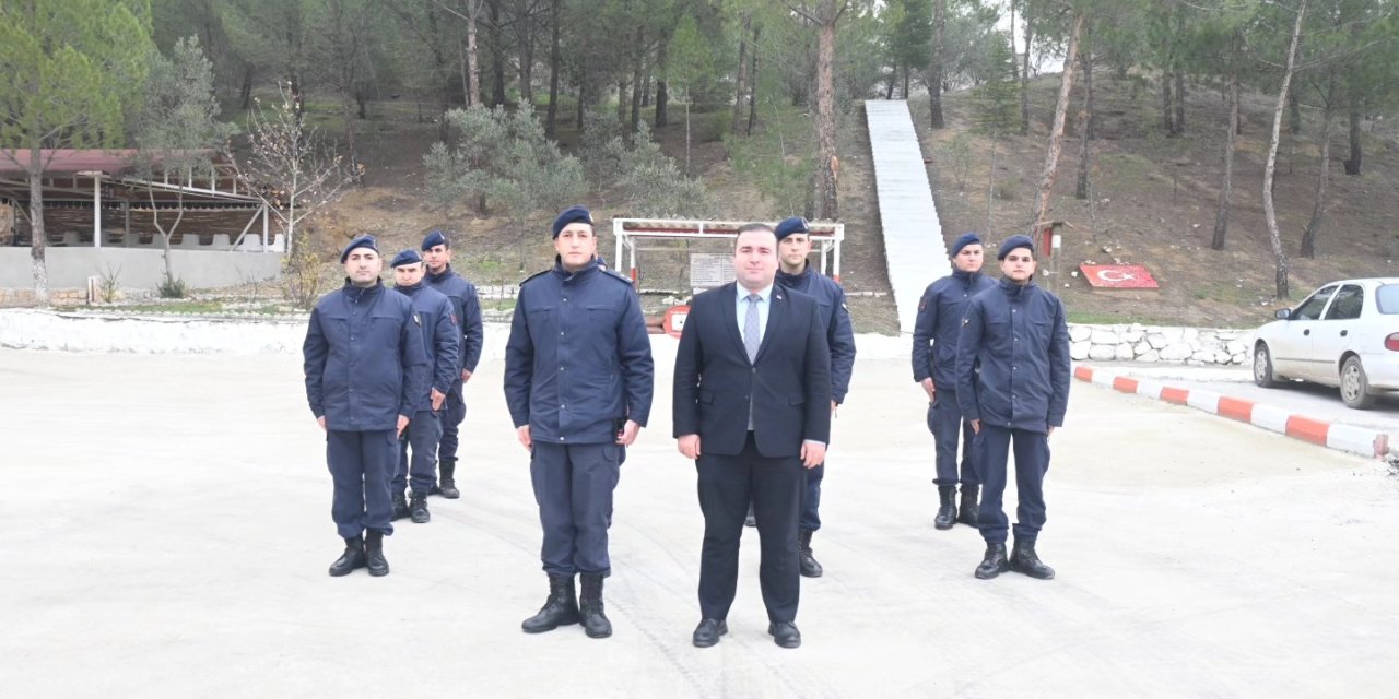 Kaymakam Ünal'dan Jandarma Komutanlığına Ziyaret