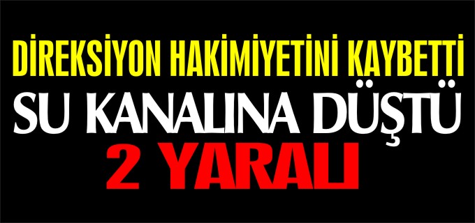 BOZÜYÜK’TE TRAFİK KAZASI 2 YARALI