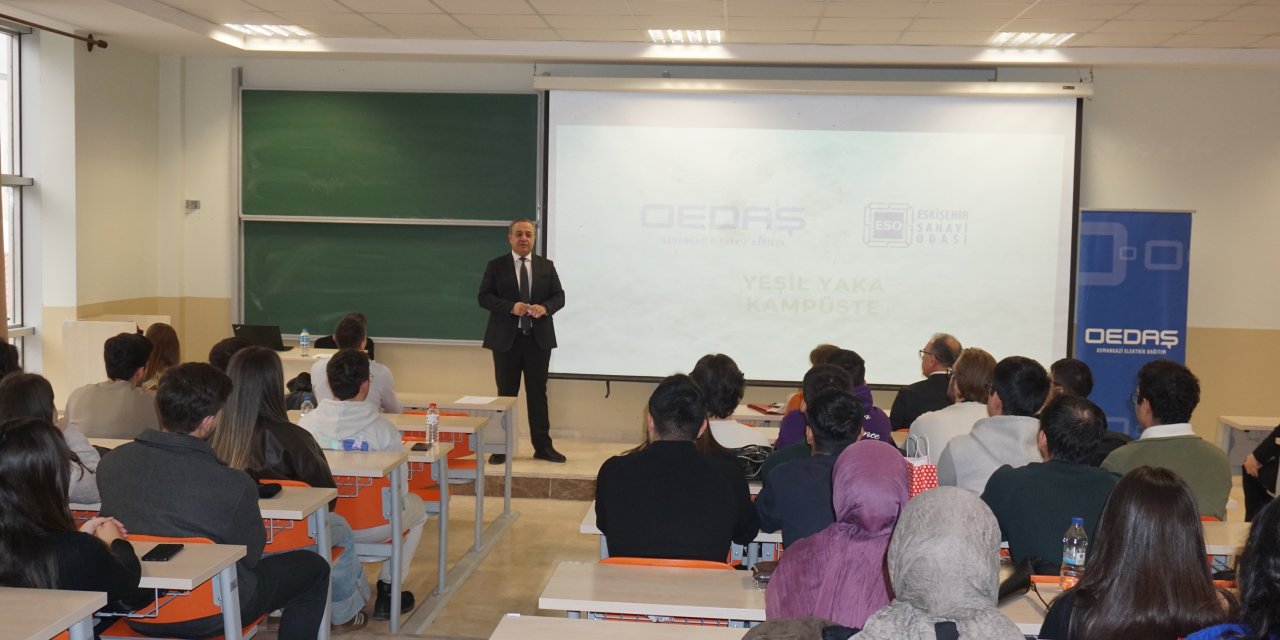 OEDAŞ ve ESO’dan Bilecik’te üniversite öğrencilerine “Yeşil Yakalı’’ eğitimi