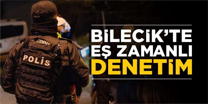 Bilecik’te eş zamanlı denetim